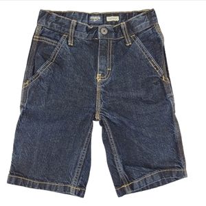 Oshkosh B'gosh Jean Shorts Size 8 Regular Carpenter Dark Wash Cotton Denim